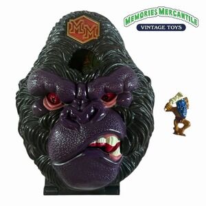 Vintage 1993 Mighty Max Doom Zone Ape King Gorilla Playset